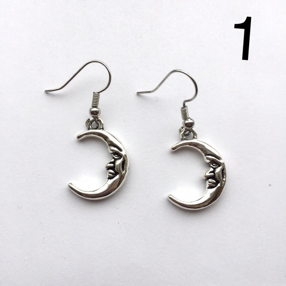 MOON EARRINGS - Picture 2 of 10